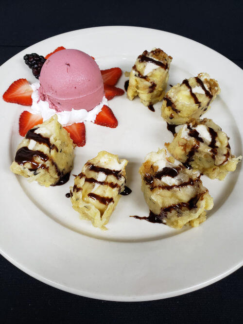 Banana Cheesecake Tempura